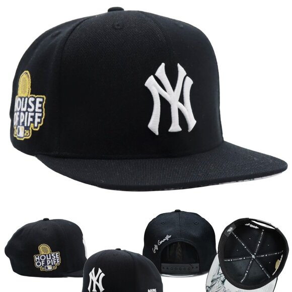 NY Gritty Committee Black SnapBack Hat Includes FREE PIN - Picture 1 of 7